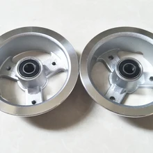 Высокое качество полировки 4,10/3,50-4 обода набор с 6001 подшипником подходит для подвижного скутера электрический скутер газовый скутер 3,00-4