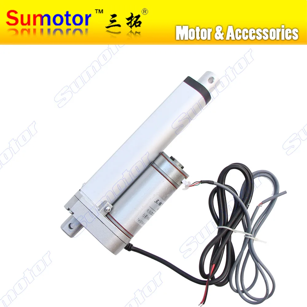 Heavy Duty 4/" DC12V 24V Linear Actuator 10mm//s Electric Motor Door//Window Opener