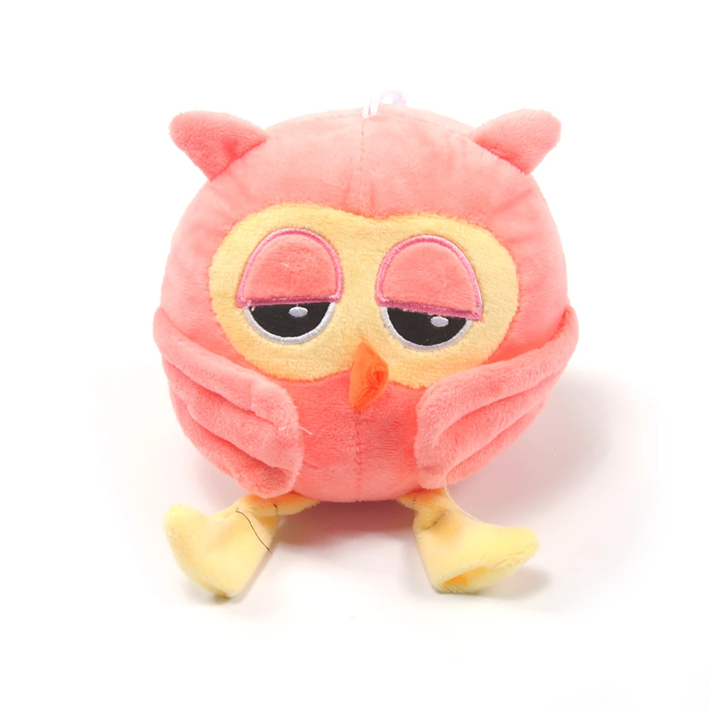 

Cute Giant Large Stuffed Soft Plush Toy Plush Owl PP cotton Filling Materia Doll Pillow Gift Pink Green 18cm Gift For Kid