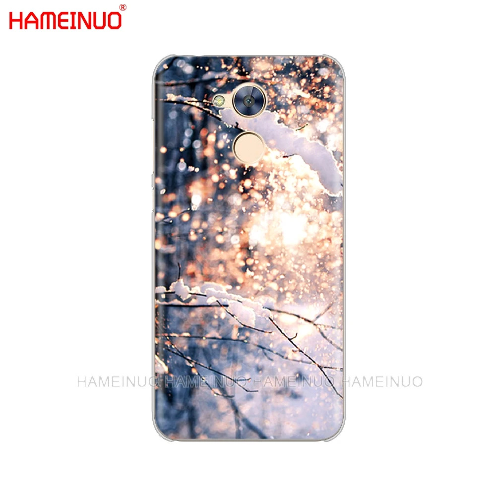 HAMEINUO пейзаж зимний свет снег чехол для телефона Huawei Honor 10 V10 4A 5A 6A 7A 6C 6X7X8 9 LITE - Цвет: 43517