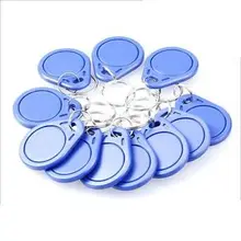 200 шт./лот близость ABS-03 MF1 S50 RFID бирки Брелок карта копия перезаписываемые брелки контроль доступа Индукционная карта