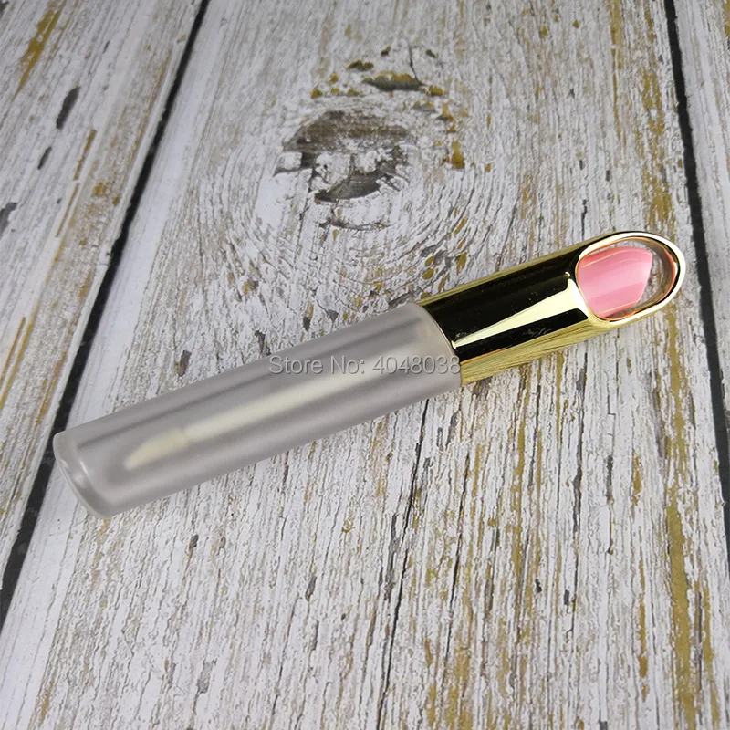 Empty Lip Gloss Tube Frosted Cosmetic Lipgloss Bottle Clear Lip Glaze Tubes Cosmetic Packaging Containers (2)