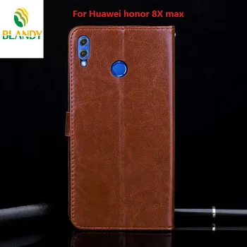 

100pcs/lot For Huawei Nova 3i 3 Crazy Horse Leather TPU Wallet Case For Huawei honor note 10 play 8X max 8C mate Rs enjoy 9 plus