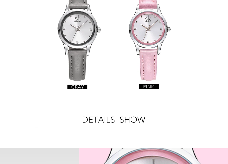 mostrador redondo relógio de quartzo feminino montre