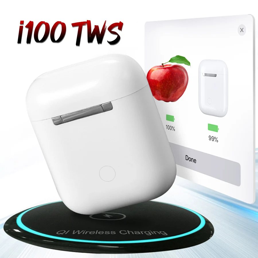 

Original i100 TWS Wireless Bluetooth Headsets Earbuds Wireless Earphone i100tws Earpiece For iphone vs i80 tws i20 i10 i77 tws