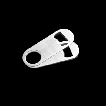 

Free Shipping Hot Sell 100pcs Multifunction Bottle Opener Small Stainless Steel Flat Bottle Opener Tool Bar Beer Wine Openers