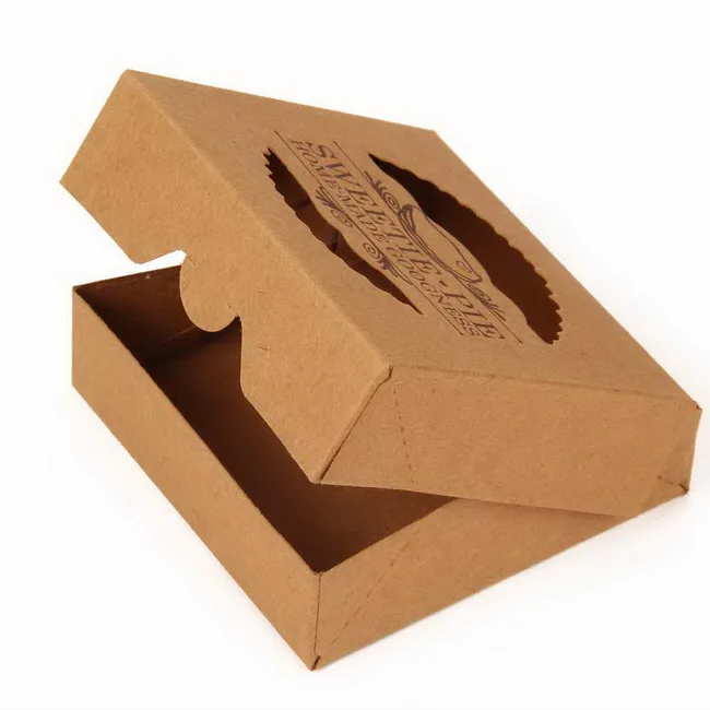 Крафт-коробка, крафт-бумага, упаковочная коробка, маленькие мыльные коробки, мини-пирог, крафт-коробка, 24 шт