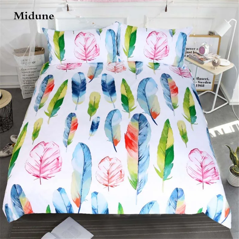

Europe and the hot new slender branches Bedding Set Bedclothes Duvet Cover Set with Pillowcases 3pcs Multi Size