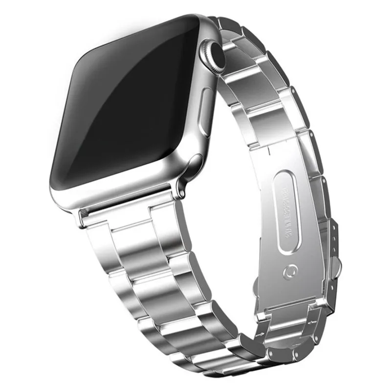 Cheap Metal strap for Apple watch band 44 mm 40mm iWatch band 42mm 38mm 316L Stainless Steel Belt Link bracelet Apple watch 4 3 2 1 38