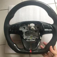 Плоский спортивный руль из углеродного волокна для hyundai Elantra