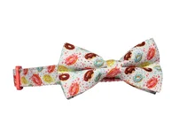 סופגנייה חתול כלב צווארון צווארון עניבת פרפר גדול וקטן כלב כותנה בד צווארון(China)