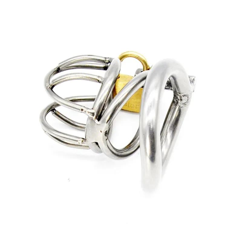 Male Chastity Device,304 Stainless Steel Cock Cage,Penis Rings,Virginity Lock,Chastity Belt,Fetish BDSM Adult Sex Toys For Man