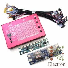 Laptop TV LCD/LED Panel Tester Aluminum Shell for 7-84″ screen Built-in 100 Programs w/ LVDS Cables & Inverter & LED Board