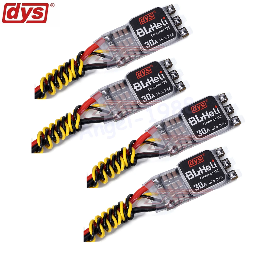 

4pcs/lot Original DYS NEW version XM30A XMS30A BLHeli mini 30A V2 ESC For High KV Power Electronic Speed Controller
