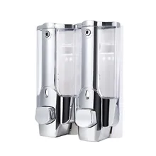 Дозатор для мыла, настенный флакон для шампуня, дозаторы геля для душа 700 мл, хромированное, аксессуары для ванной комнаты для дома и отеля