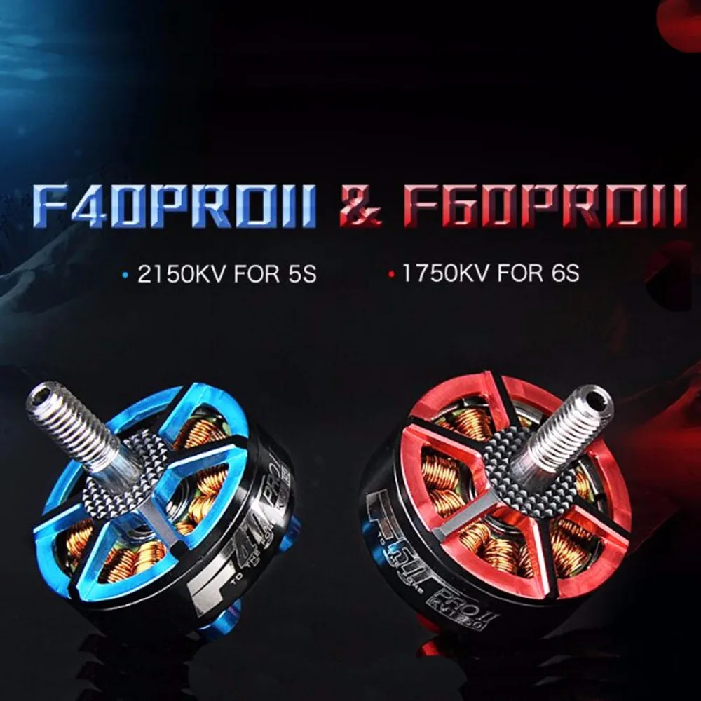 

Original T-motor F40 PRO II 2150KV Blue / F60 PRO II 1750KV Red FPV Brushless Motor 2-6S For FPV Freestyle Frame Racing Frame