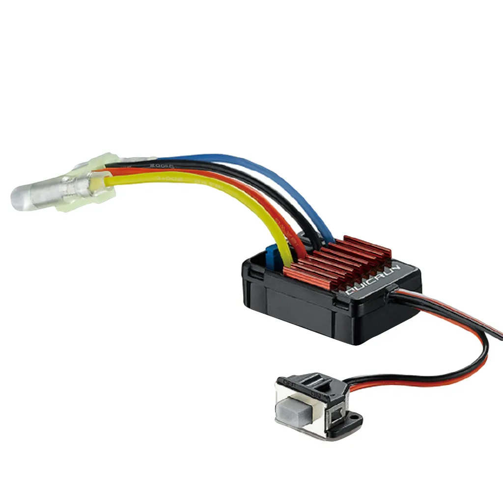 

OMESHIN QUICRUN WP 1625 Brushed 25A ESC For 1/161/18 RC Touring Car Drift Has Excellent Current resistance.