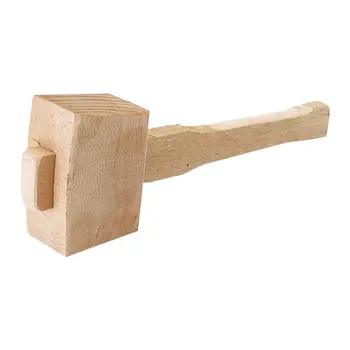 

250mm Beech Solid Carpenter Wood Wooden Mallet Hammer Handle Woodworking Tool
