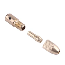 2 3mm Mini Drill Chuck Adapter Bit Clamp Socket Set Micro Collet Brass Drilling Cartridge Power