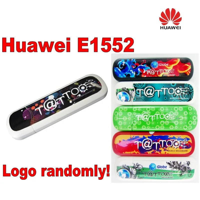 Huawei e1552 мобильный широкополосный HSDPA USB палочка для создания логотипа случайно