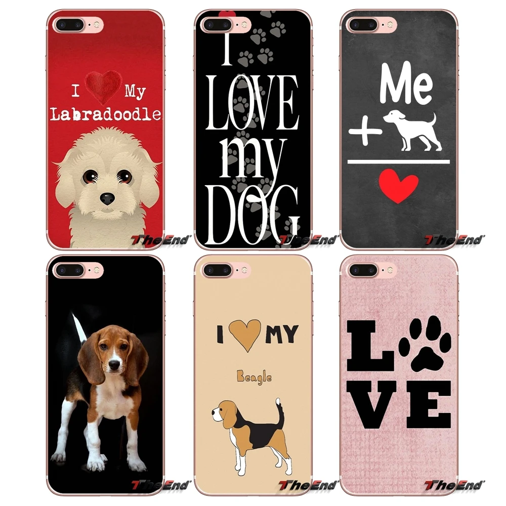 

I love my Beagle Dogs Soft Cell Phone Cover For Samsung Galaxy Note 3 4 5 Grand Core Prime S3 S4 S5 MINI S6 S7 edge S8 S9 Plus