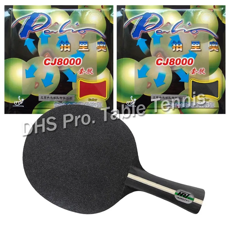 HRT Black Crystal Blade with 2x Palio CJ8000 (40 42 degree) Rubbers