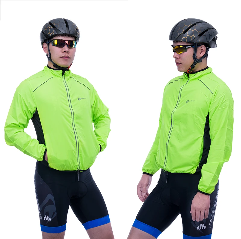 ROCKBROS Jacket Cycling Wind Jacket Bike Raincoat Cycling Rain Coat Jersey Bicycle Rainproof  Windproof Quick Dry Coat