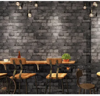 

3D Vintage Culture Stone Brick Wallpaper Waterproof Wall Background for Living Room PVC Wall Paper Roll Stereoscopic Look 10M