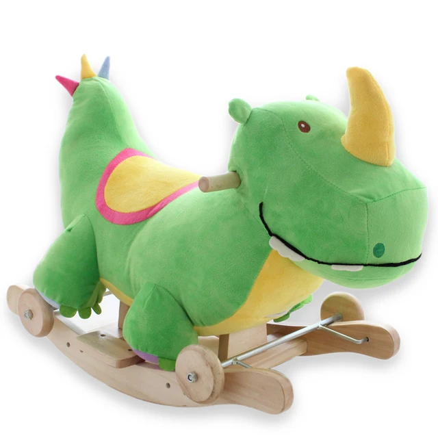 Cheap Kingtoy Plush Baby Rocking Swing Chair Children Wood Swing Seat Kids Outdoor Ride on Stroller Toy 