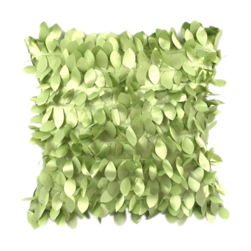 Домашние декоративные Квадратные наволочки для подушек с листьями перьями C0510 - Цвет: s