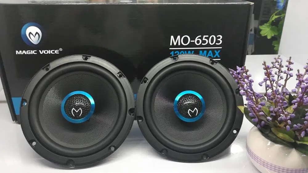 2 pieces new arrival 4OHM 2-Way 6.5 inch Car Coaxial Speakers for universal car Car Audio Stereo HiFi Music Speaker