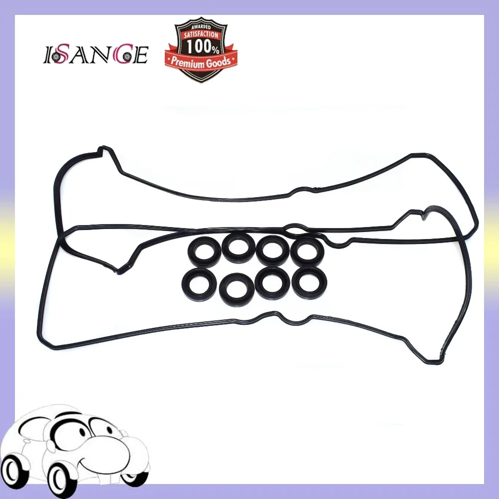 

ISANCE Engine Valve Cover Gasket & Spark Plug Seals For Toyota 4Runner Land Cruiser Sequoia Lexus GS400 GS430 GX470 LS400 4.7L