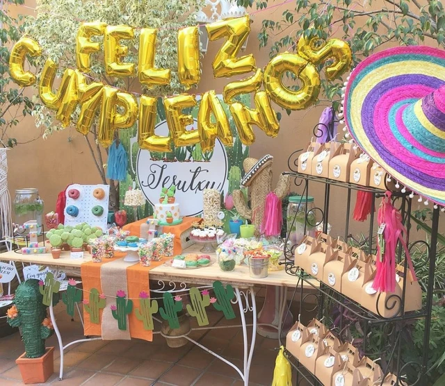 Mexican Fiesta Party Decorations  Mexican Theme Party Decorations - Theme  Happy - Aliexpress