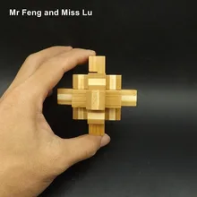 Kong Ming замок бамбуковая головоломка детская забавная игра игрушка