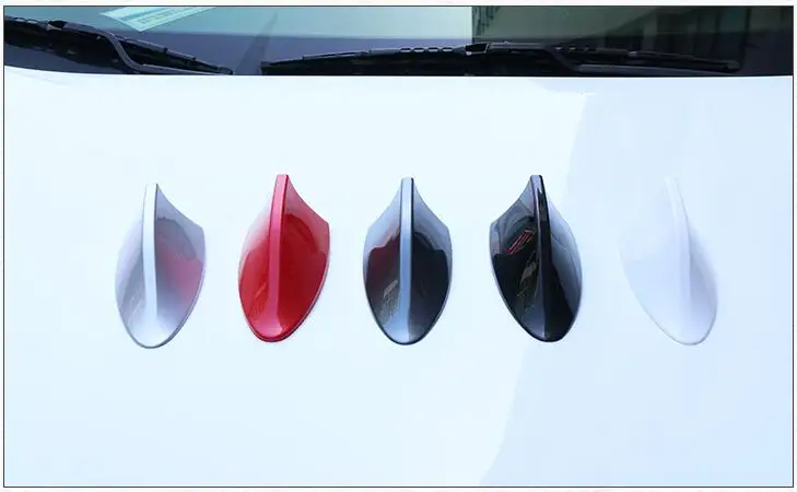 Roof Shark Fin Car Shark Antenna Radio FM/AM Signal Design Aerials Antenna For Universal ALL Car Model