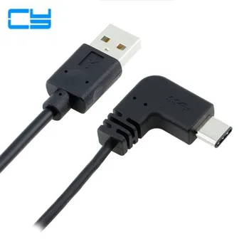 

Black & White 90 Degree Right Angled & straight USB 3.1 Type C Male USB-C to USB 2.0 Male Cable 1m 5m for Tablet