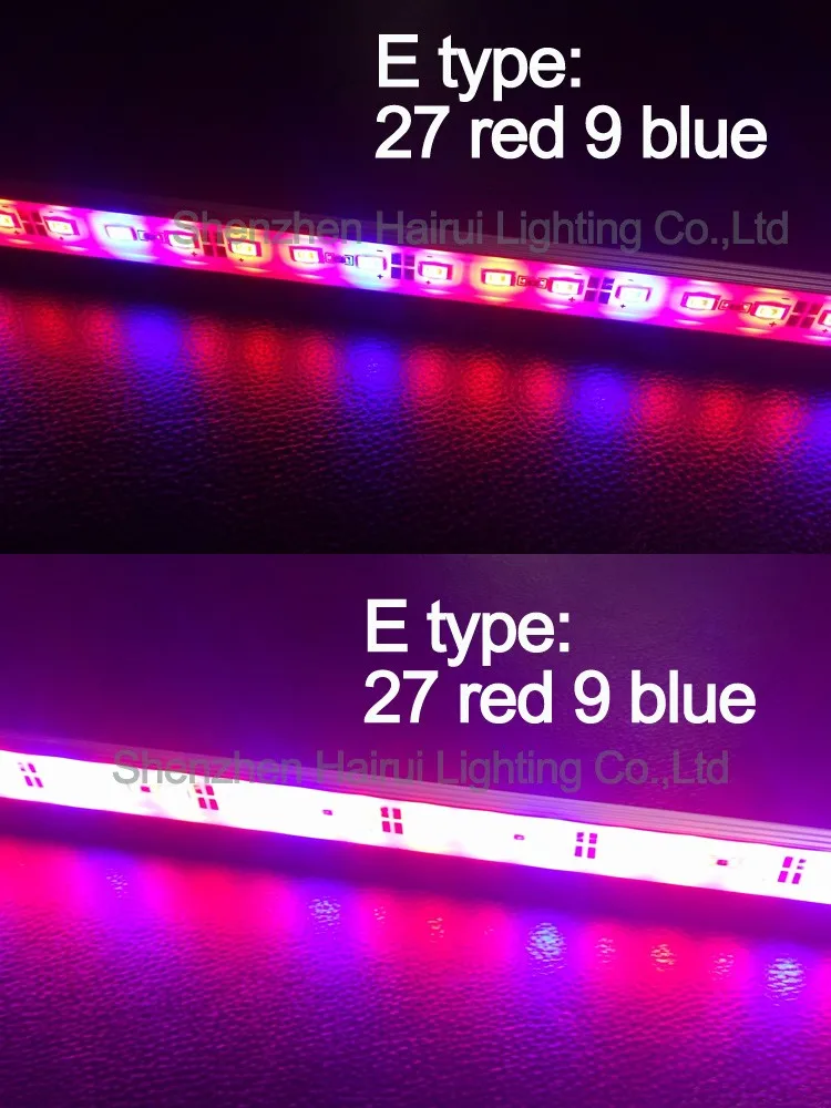 2 шт. 12 В 12 в 0,5 м 5730 IP68 водонепроницаемый светильник для выращивания Led бар жесткая полоса красный синий 5:1, 4:2 для аквариума зеленый дом гидропоники