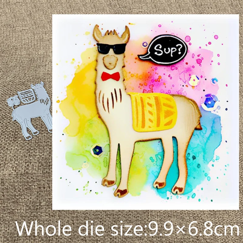 

XLDesign Craft Metal Cutting Die die cuts Sunglasses alpaca decoration scrapbook Album Paper Card Craft Embossing die cuts