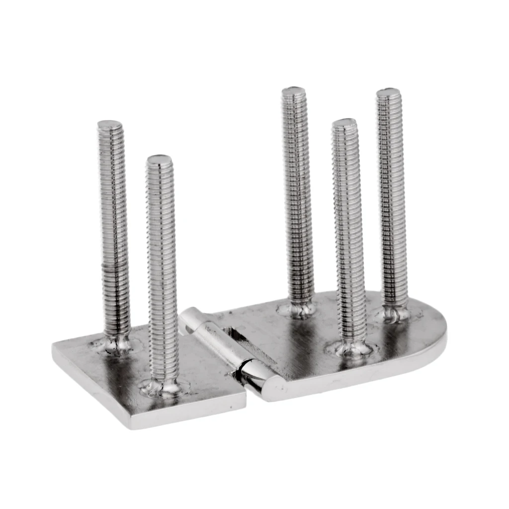 316 Stainless Steel Boat Yacht Delicate Marine Hinge Screw Hardware 76*40mm for Fishing Inflatable Kayak Canoe Boat Accessories