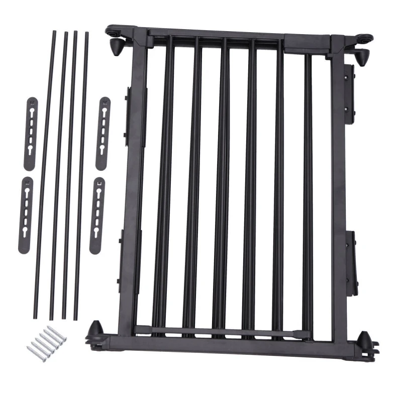 Auto-Safety-BBQ-Fire-Fireplace-Metal-Safety-Gate-With-Door-Latch-Lock-Black_16_800x800