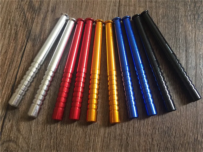 Colorful Mini Baseball Bat Smoke Metal Cigarette Pipes Smoking Pipe