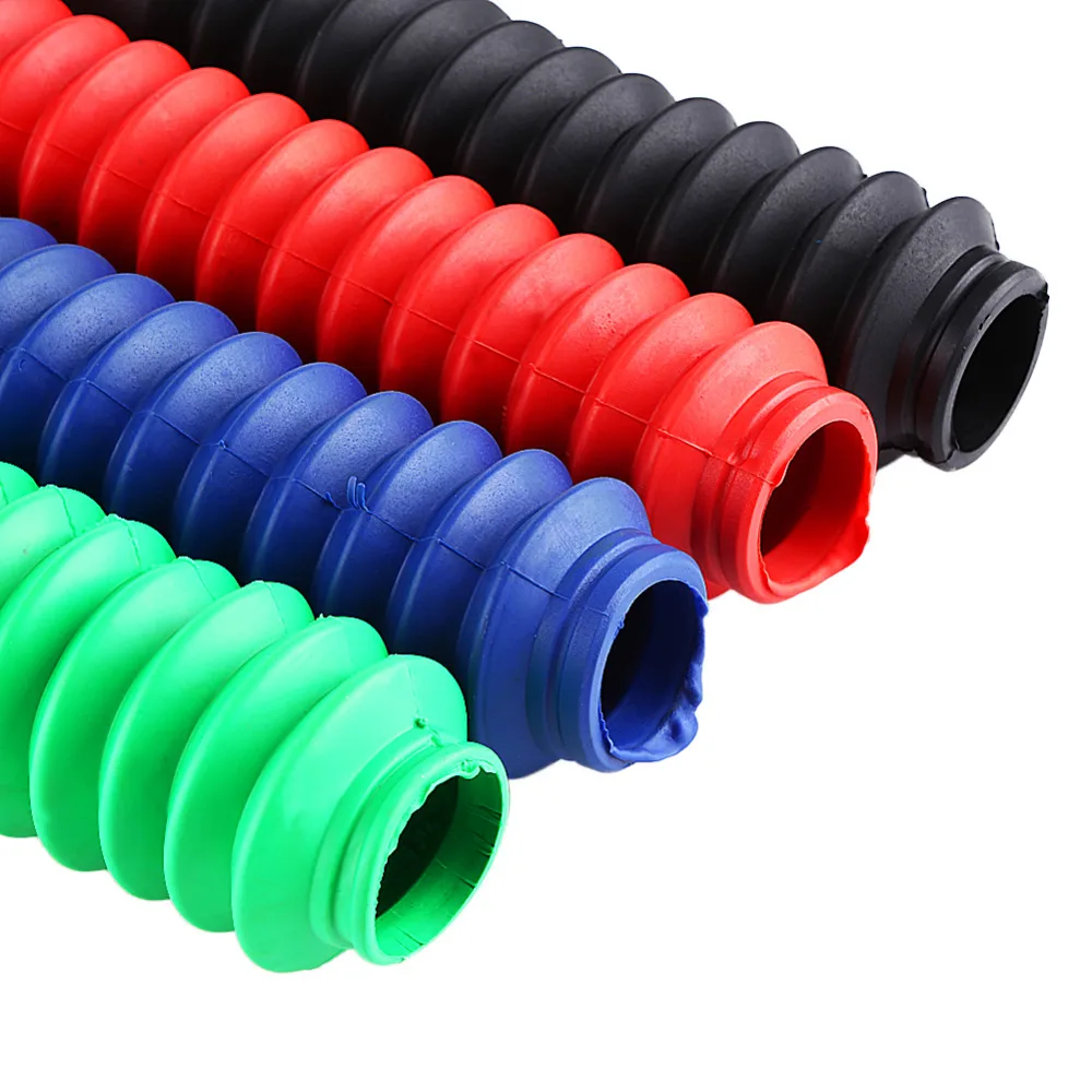 

205x42mm Motorcycle Front Fork Cover Gaiters Gators Boots Shock Damping Dust Cover Shock Absorber Cover Hot