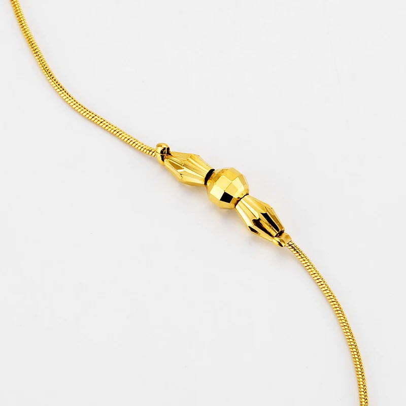 Small Beads Necklace Earrings for Women/Girls,Fashion Charms Ball Jewelry Gold Color,Ethioipian Jewelry African Indian Jewerly