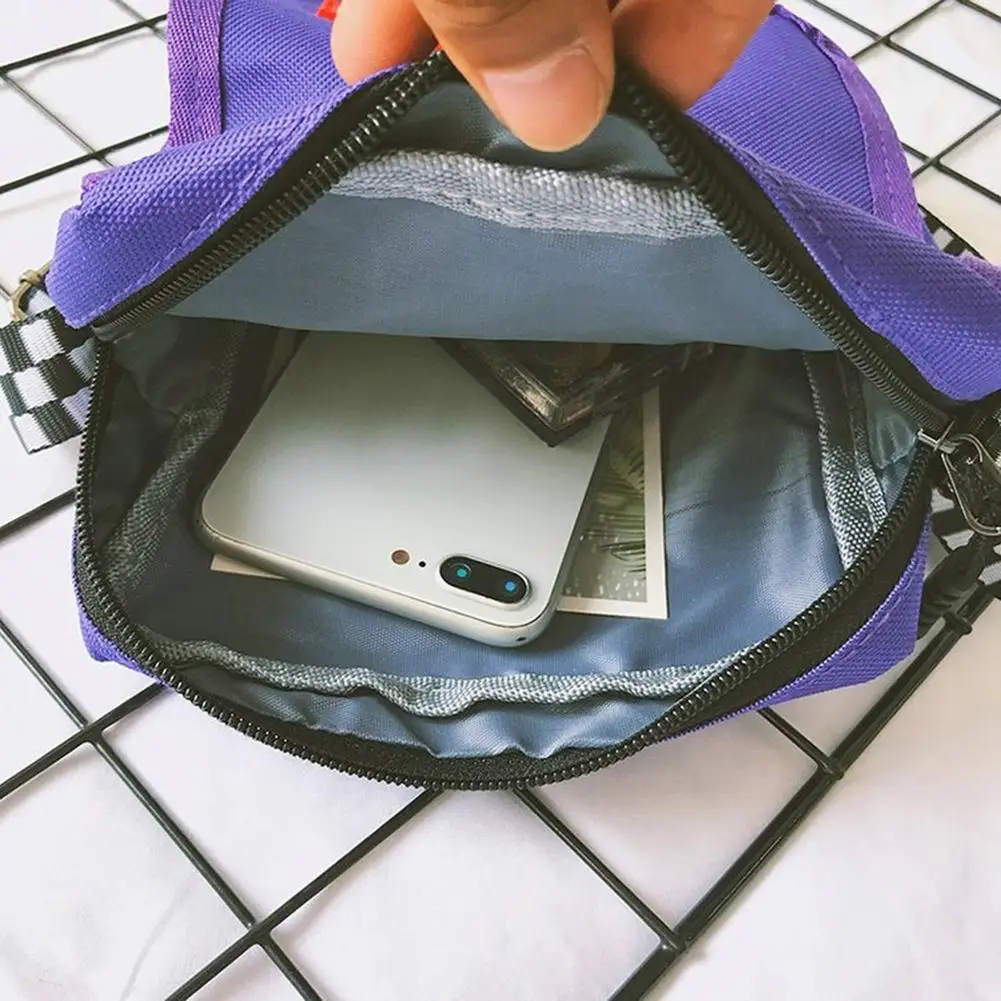 Bolso de lona de estilo Harajuku para mujer, Bolso pequeño de Color en contraste, estilo coreano, bolsos de hombro casuales de moda Bolso de lona de estilo Harajuku para mujer, Bolso pequeño de Color en contraste, estilo coreano, bolsos de hombro casuales de moda