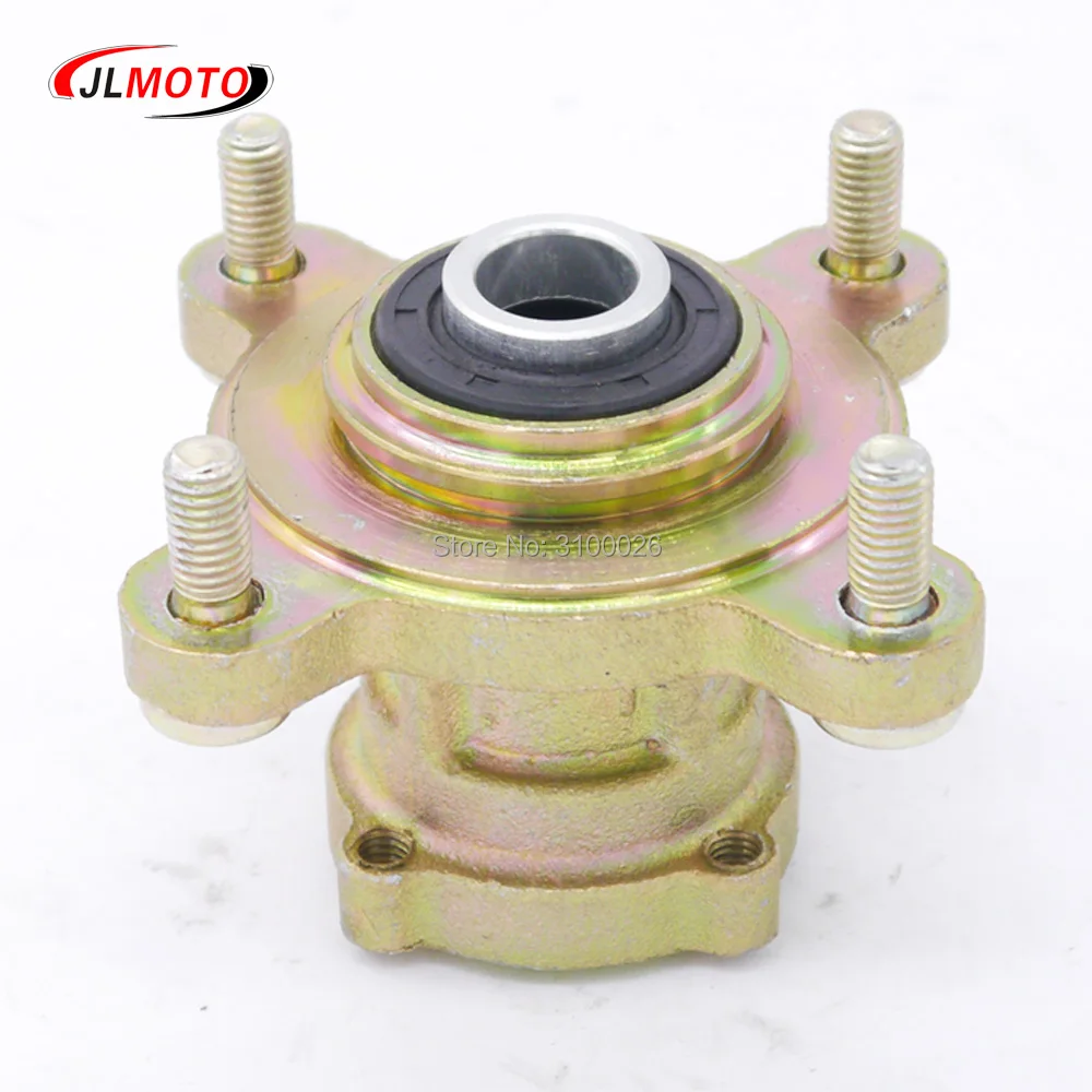 Front 17mm 4 Stud Brake Disc Wheel Hub Fit For 49cc 50cc 110cc 125cc 6 7 8 Inch wheel Go Kart Buggy Karting ATV Quad Bike Parts