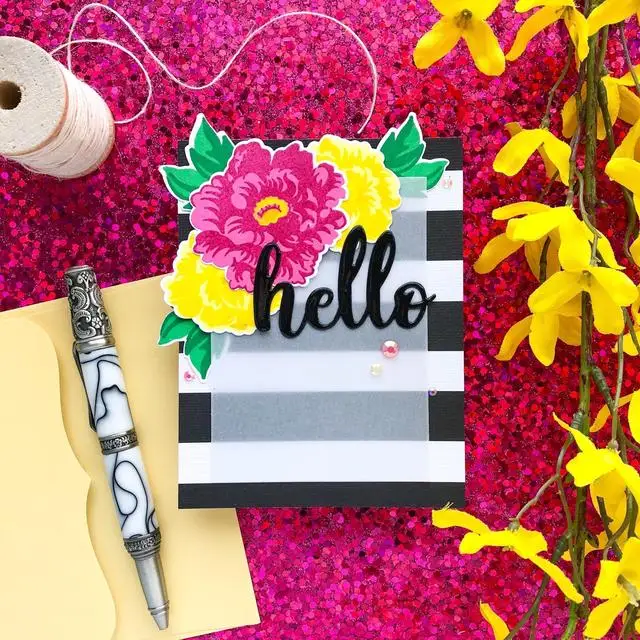 

Big HELLO Metal Cutting Dies Stencils for DIY Scrapbooking/photo album Decorative Embossing DIY Paper Cards