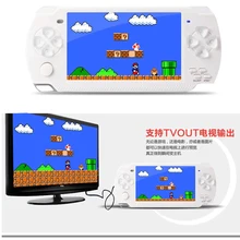 Newest 4.3″ LCD screen TV-Out handheld game player game console with 8G MP5 player built-in games voice recorder camera freeship