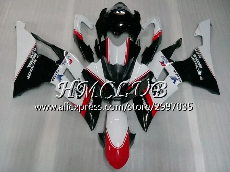 Инъекций для YAMAHA YZF R 6 R6 2008 2009 2010 2011 2012 17HC. 0 YZF 600 YZF-R6 YZF600 YZFR6 08 09 10 11 12 обтекатель синий белый - Цвет: No. 15