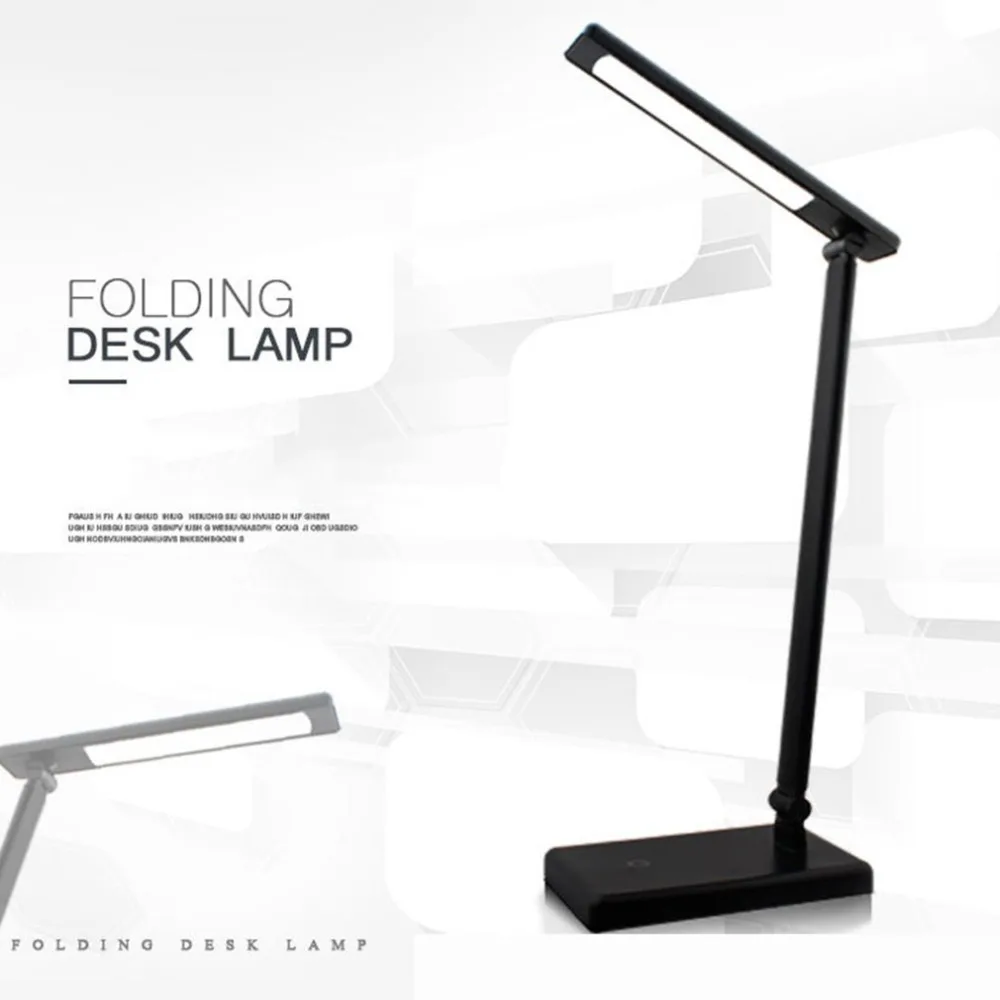 

Touch Sensitive Control Foldable Table Lamp Rechargeable Reading Book Light Durable Eye Protecting LED Desk Lamp