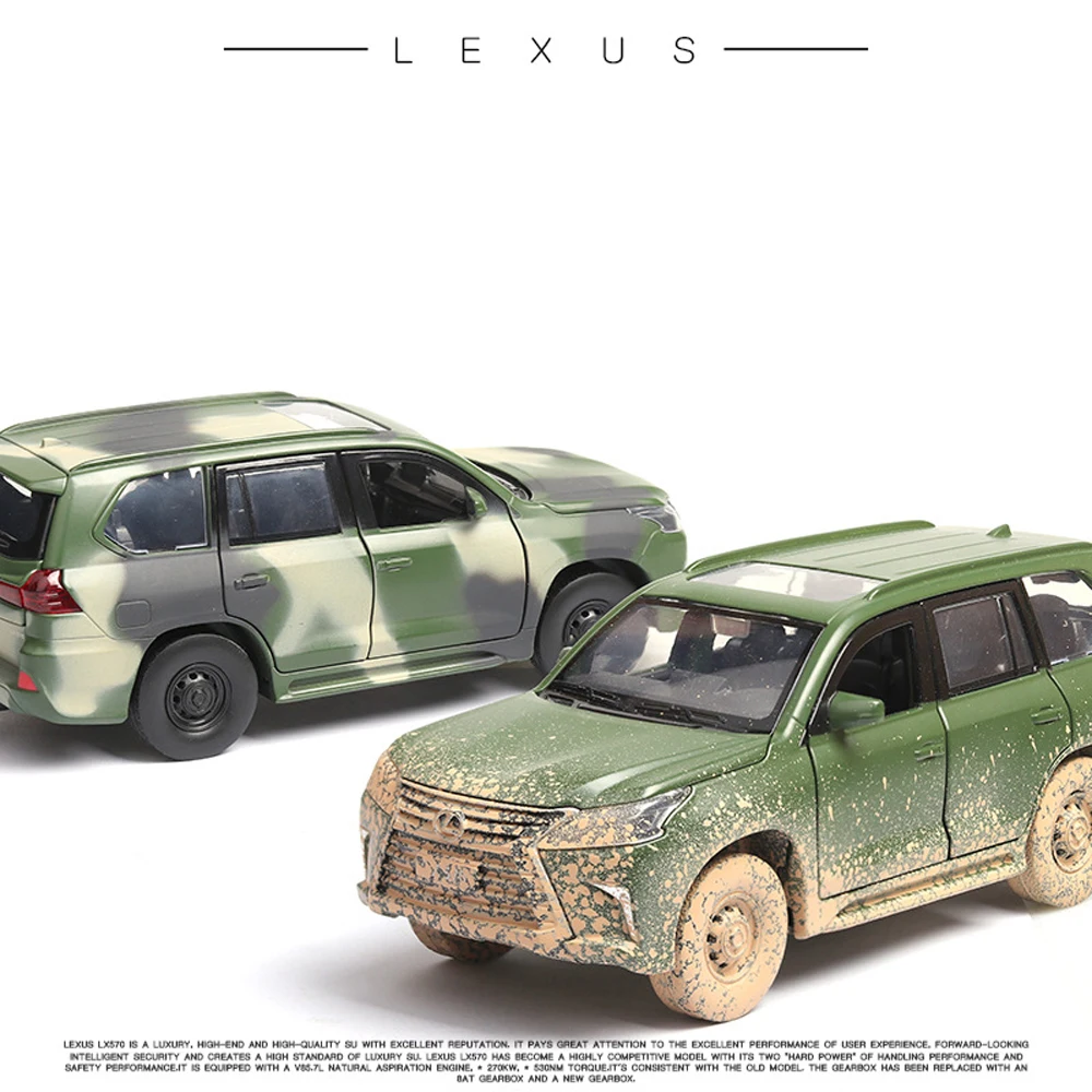 1:32 lx570 музыкальная с подсветкой машина для литья под давлением игрушечный